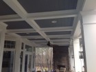 exterior ceiling before & after