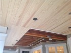 exterior ceiling before & after